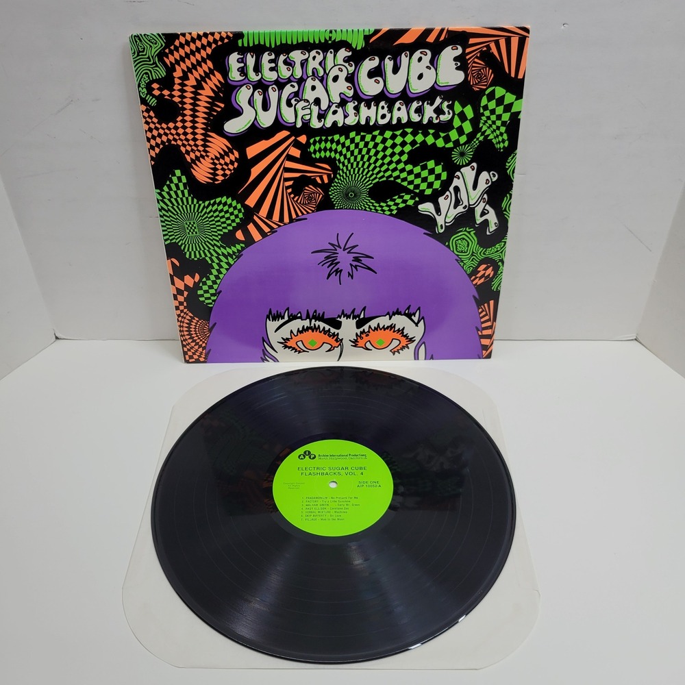 Electric Sugar Cube Flashbacks Vol 4 Vinyl LP AIP 10052 Psychedelic Rock 1986